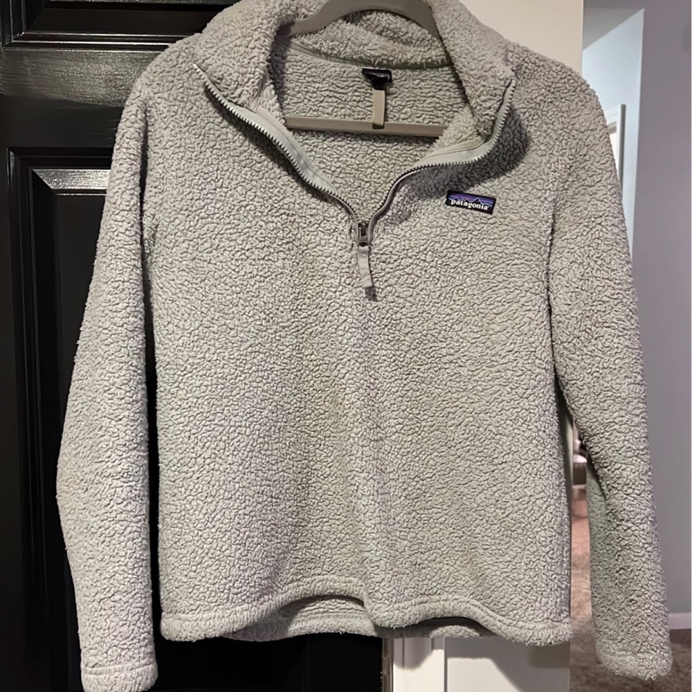 Patagonia grey Los Gatos quarter zip up